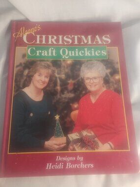 Vintage Aleene's Christmas Craft Quickies Book Upcycle Patterns Included